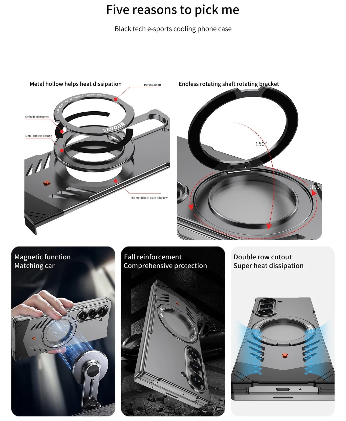 AeroFrame™ Magnetic Metal Case for Samsung Galaxy Z Fold Series