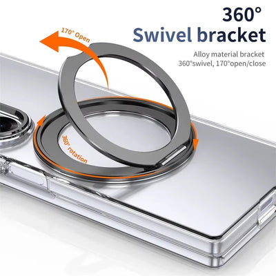 MagnoSpin Ultra-Slim – 360° Magnetic Stand Case with HD Screen Protector  Z Fold 7/6/5/4