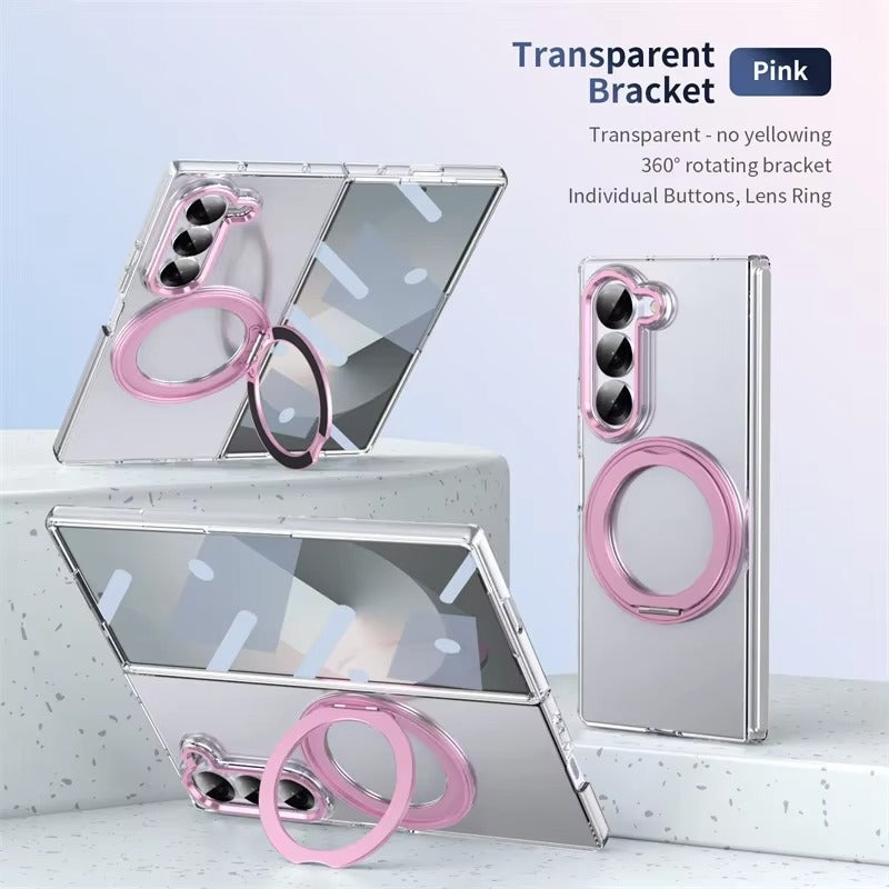 MagnoSpin Ultra-Slim – 360° Magnetic Stand Case with HD Screen Protector  Z Fold 7/6/5/4