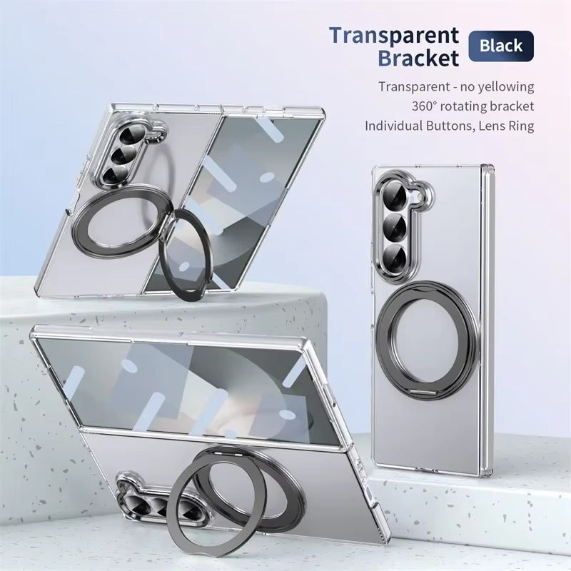 MagnoSpin Ultra-Slim – 360° Magnetic Stand Case with HD Screen Protector  Z Fold 7/6/5/4