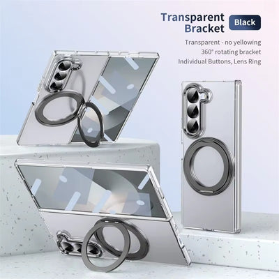 MagnoSpin Ultra-Slim – 360° Magnetic Stand Case with HD Screen Protector  Z Fold 7/6/5/4