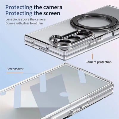 MagnoSpin Ultra-Slim – 360° Magnetic Stand Case with HD Screen Protector  Z Fold 7/6/5/4