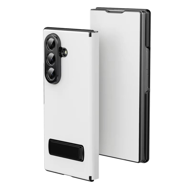 LuxEdge Fold 7,6,5,4– Ultra-Slim Leather Alloy Bracket Case