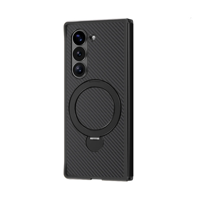 MagnoSpin Fold – Carbon Style Magnetic Ring Case for Z Fold Series