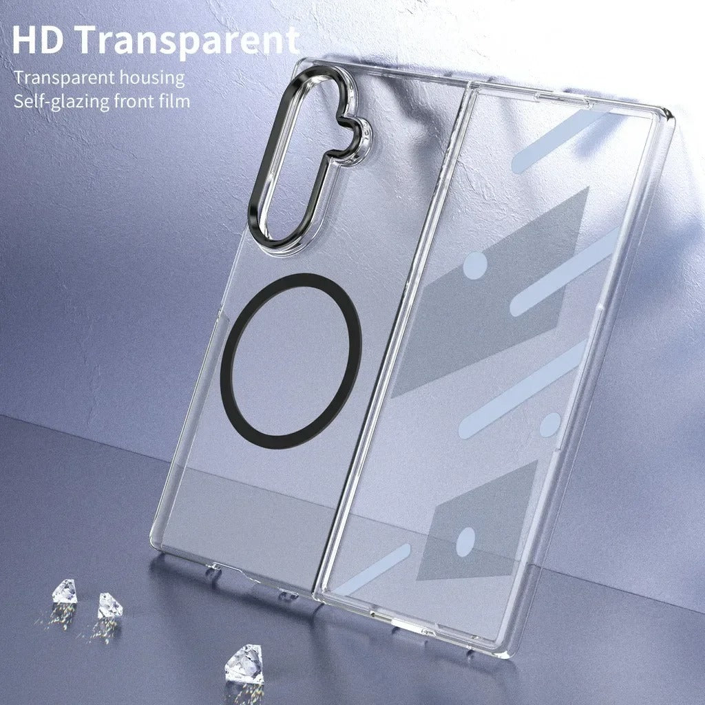 ClearShield Fold – Z Fold 7, 6, 5 Ultra Transparent Anti-yellowing MagSafe Case