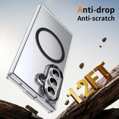 ClearShield Fold – Z Fold 7, 6, 5 Ultra Transparent Anti-yellowing MagSafe Case