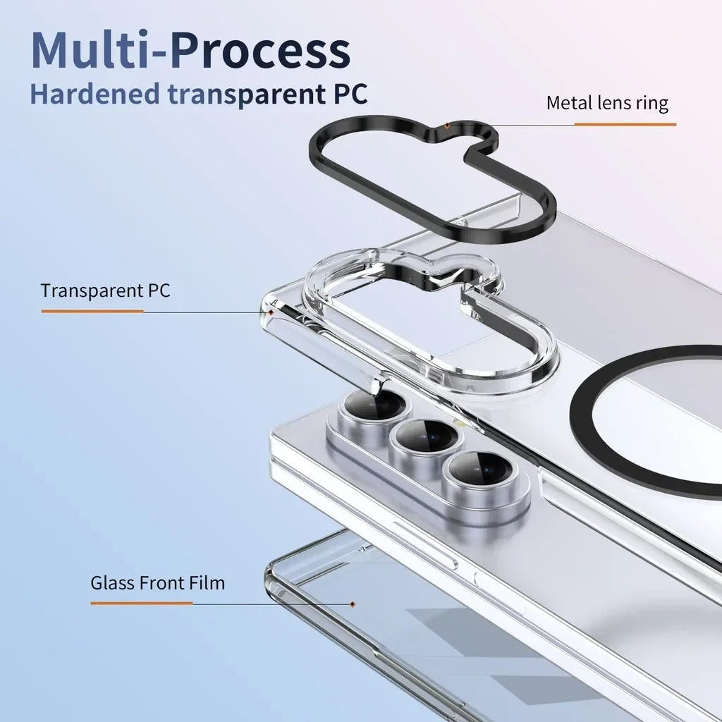 ClearShield Fold – Z Fold 7, 6, 5 Ultra Transparent Anti-yellowing MagSafe Case
