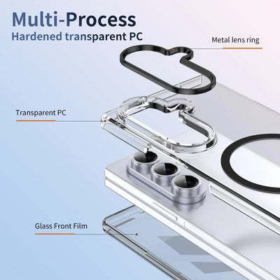 ClearShield Fold – Z Fold 7, 6, 5 Ultra Transparent Anti-yellowing MagSafe Case