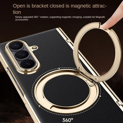 FlexAxis™ Leather MagStand Case for Samsung Galaxy Z Fold 7