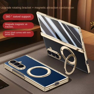 FlexAxis™ Leather MagStand Case for Samsung Galaxy Z Fold 7