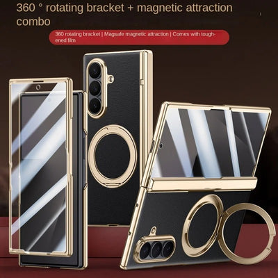 FlexAxis™ Leather MagStand Case for Samsung Galaxy Z Fold 7