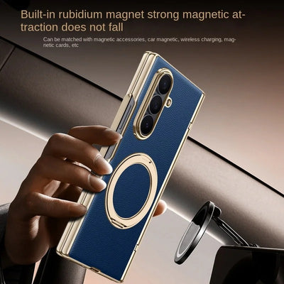 FlexAxis™ Leather MagStand Case for Samsung Galaxy Z Fold 7