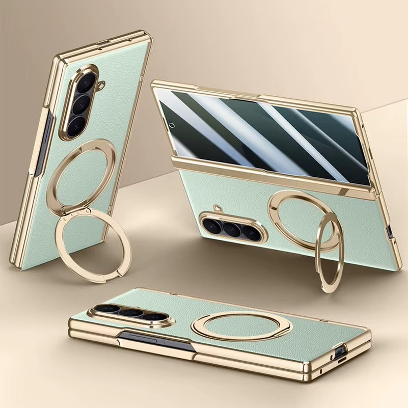 FlexAxis™ Leather MagStand Case for Samsung Galaxy Z Fold 7