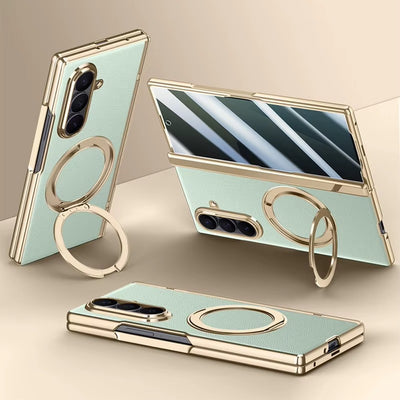 FlexAxis™ Leather MagStand Case for Samsung Galaxy Z Fold 7