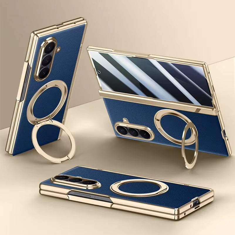 FlexAxis™ Leather MagStand Case for Samsung Galaxy Z Fold 7