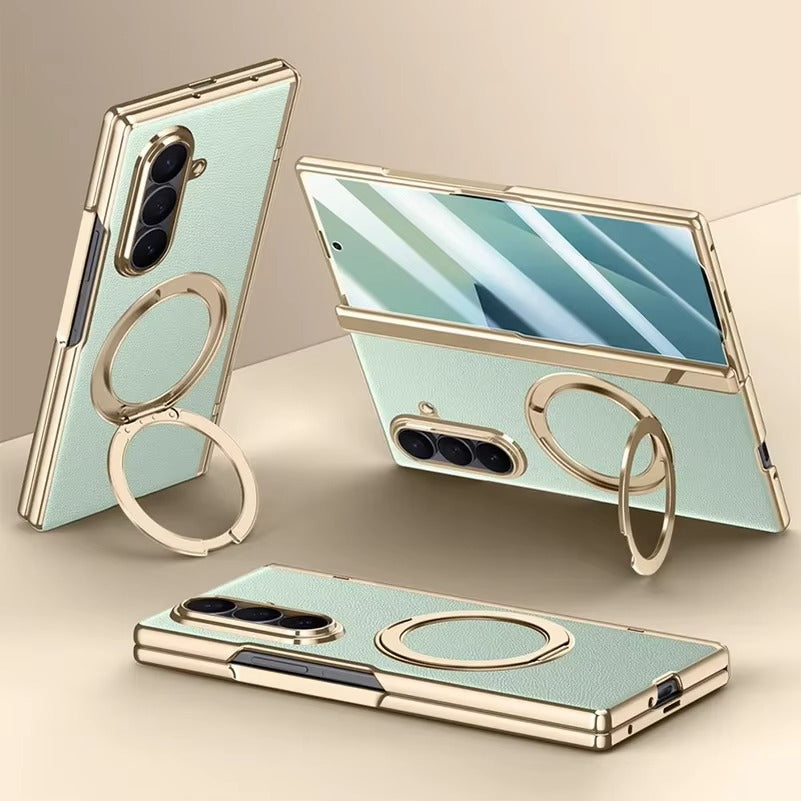 FlexAxis™ Leather MagStand Case for Samsung Galaxy Z Fold 7
