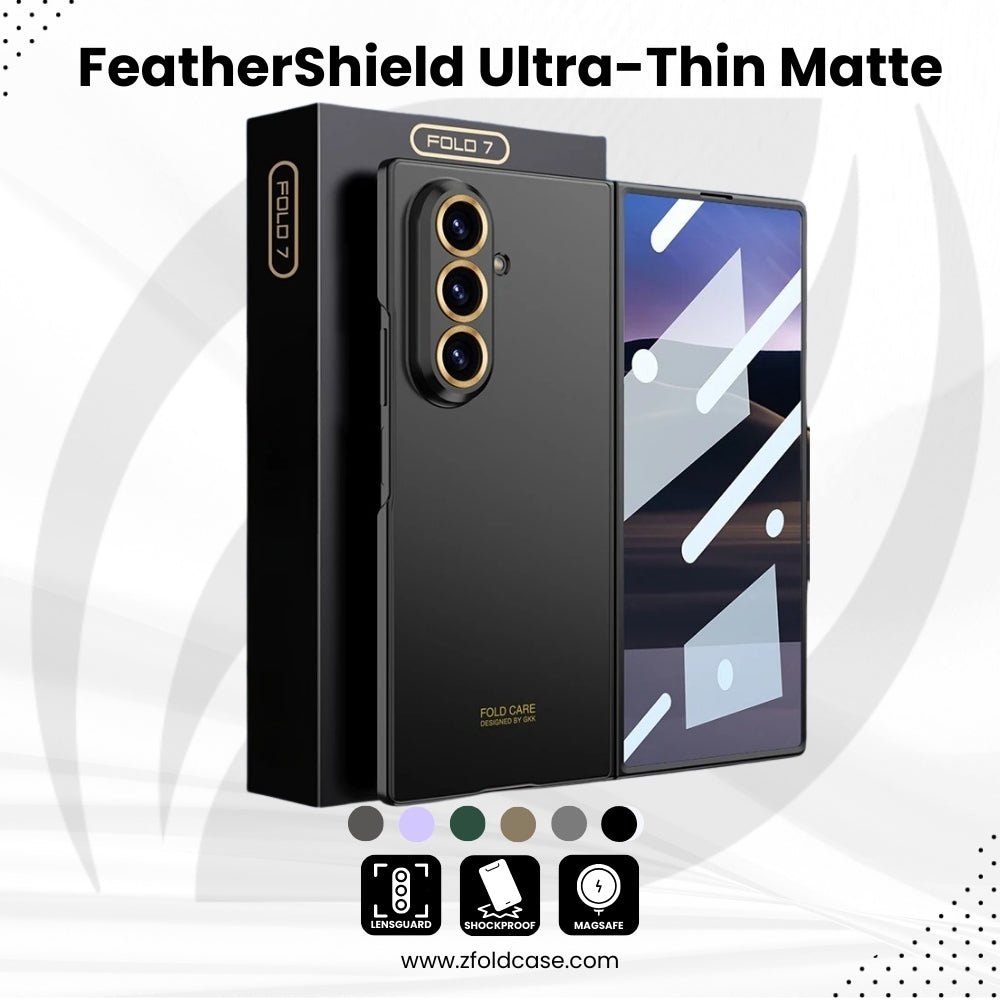 FeatherShield Z Fold 7 – Ultra-Thin Matte Case