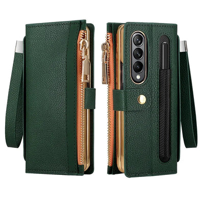 wallet pen cas z fold green