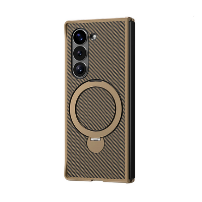 MagnoSpin Fold – Carbon Style Magnetic Ring Case for Z Fold Series