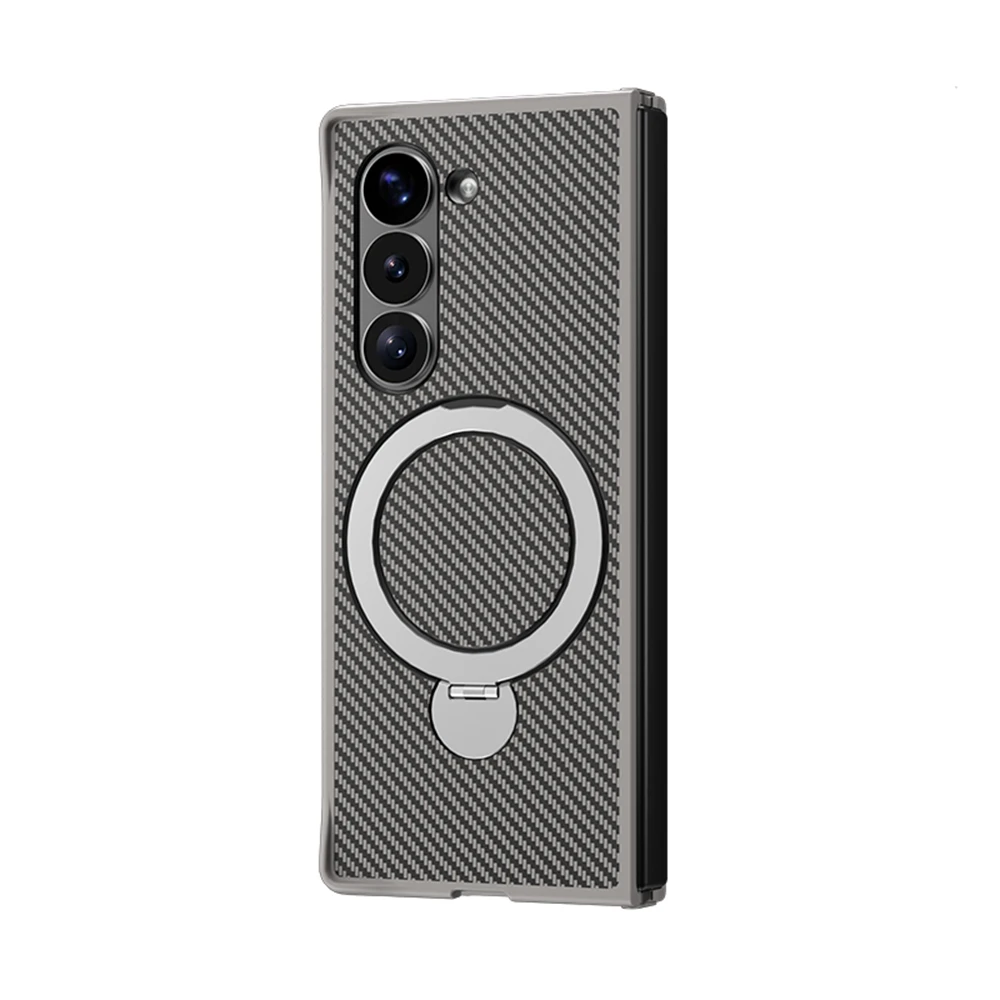 MagnoSpin Fold – Carbon Style Magnetic Ring Case for Z Fold Series