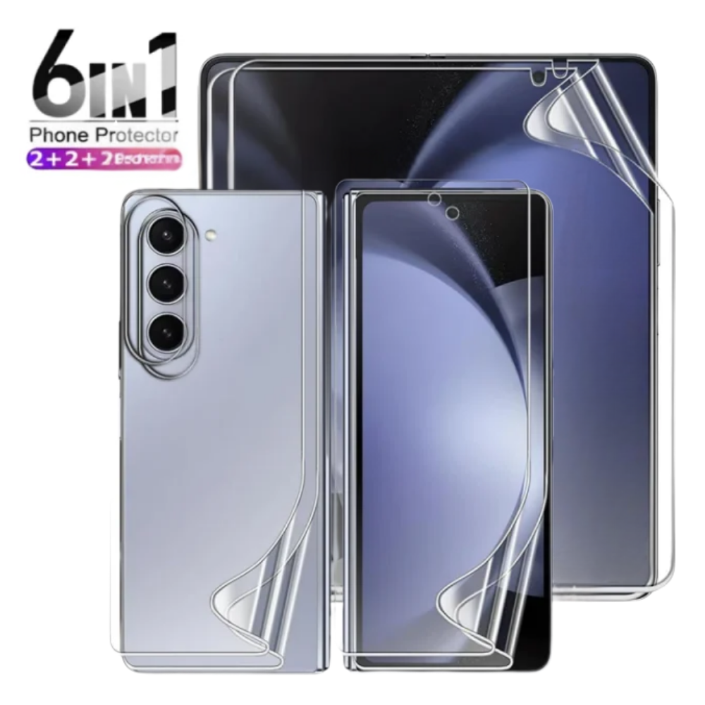 2 HD Screen Protector + 2 Back Cover Film