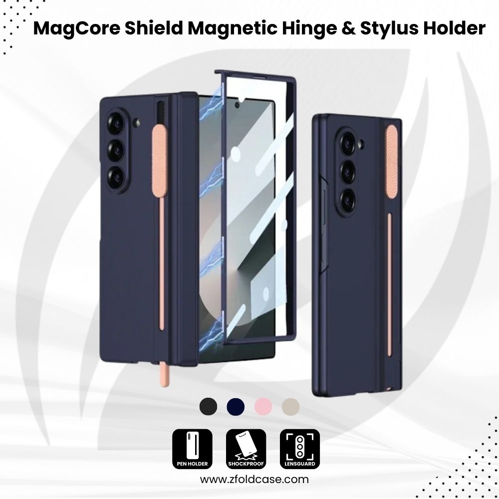 MagCore Shield Case for Samsung Galaxy Z Fold 6 with magnetic hinge