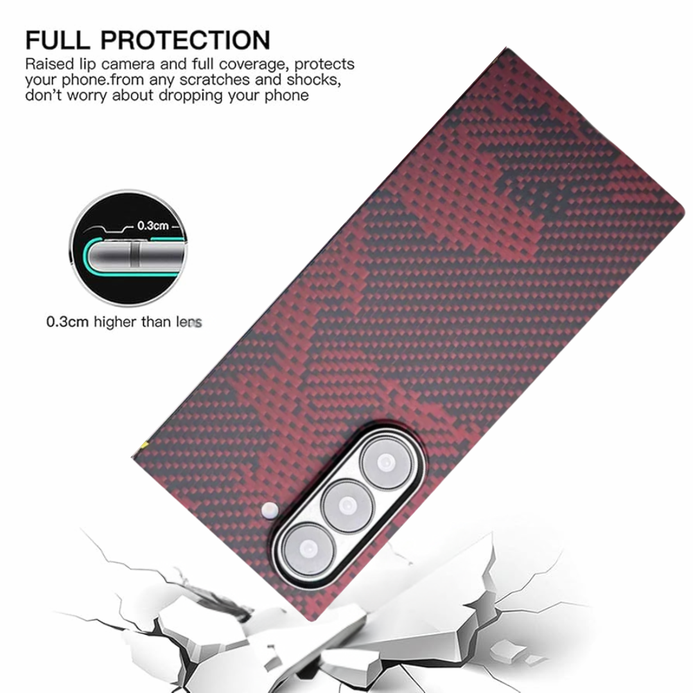 FusionWeave™ Aramid Case for Galaxy Z Fold 7/6/5 – Ultra‑Slim Kevlar®