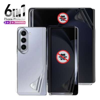 2 HD Screen Protector + 2 Back Cover Film