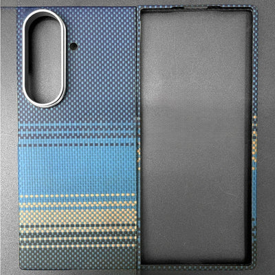 FeatherShield –  Z Fold 7, 6 Ultra-Slim Kevlar® Aramid Carbon MagSafe Case