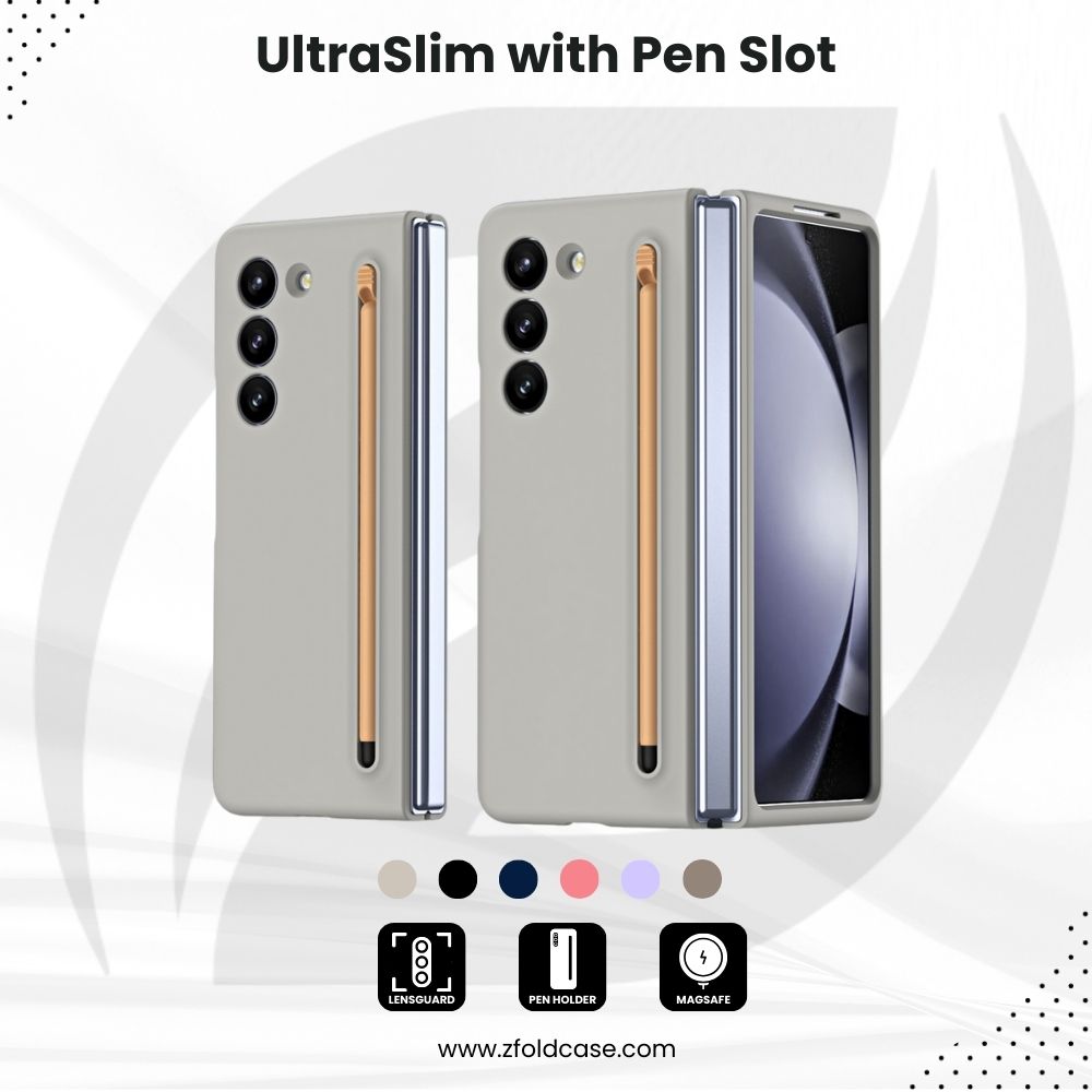 z fold slim case with pen slot