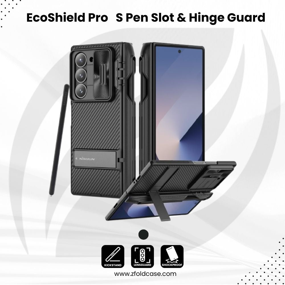 EcoShield Pro  Z Fold 6 - S Pen Slot & Hinge Guard Case