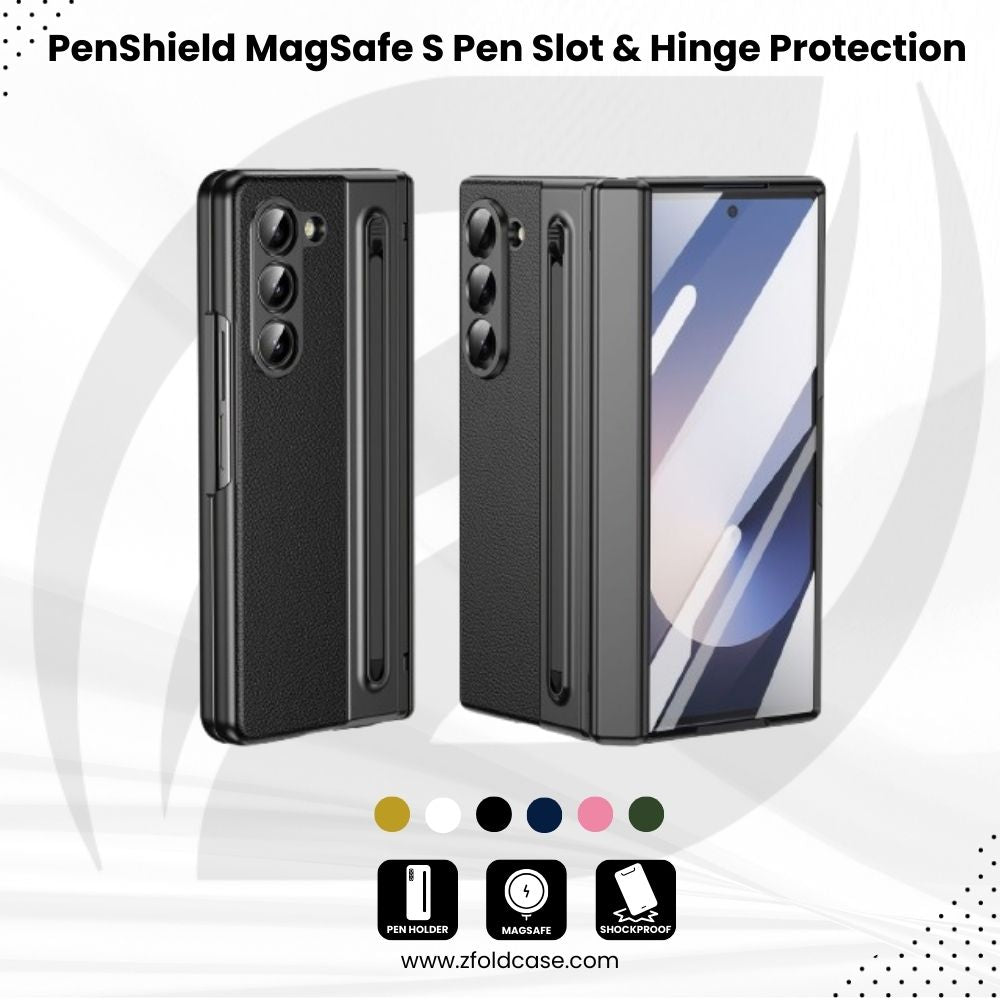 PenShield Z Fold – MagSafe Case with S Pen Slot & Hinge Protection