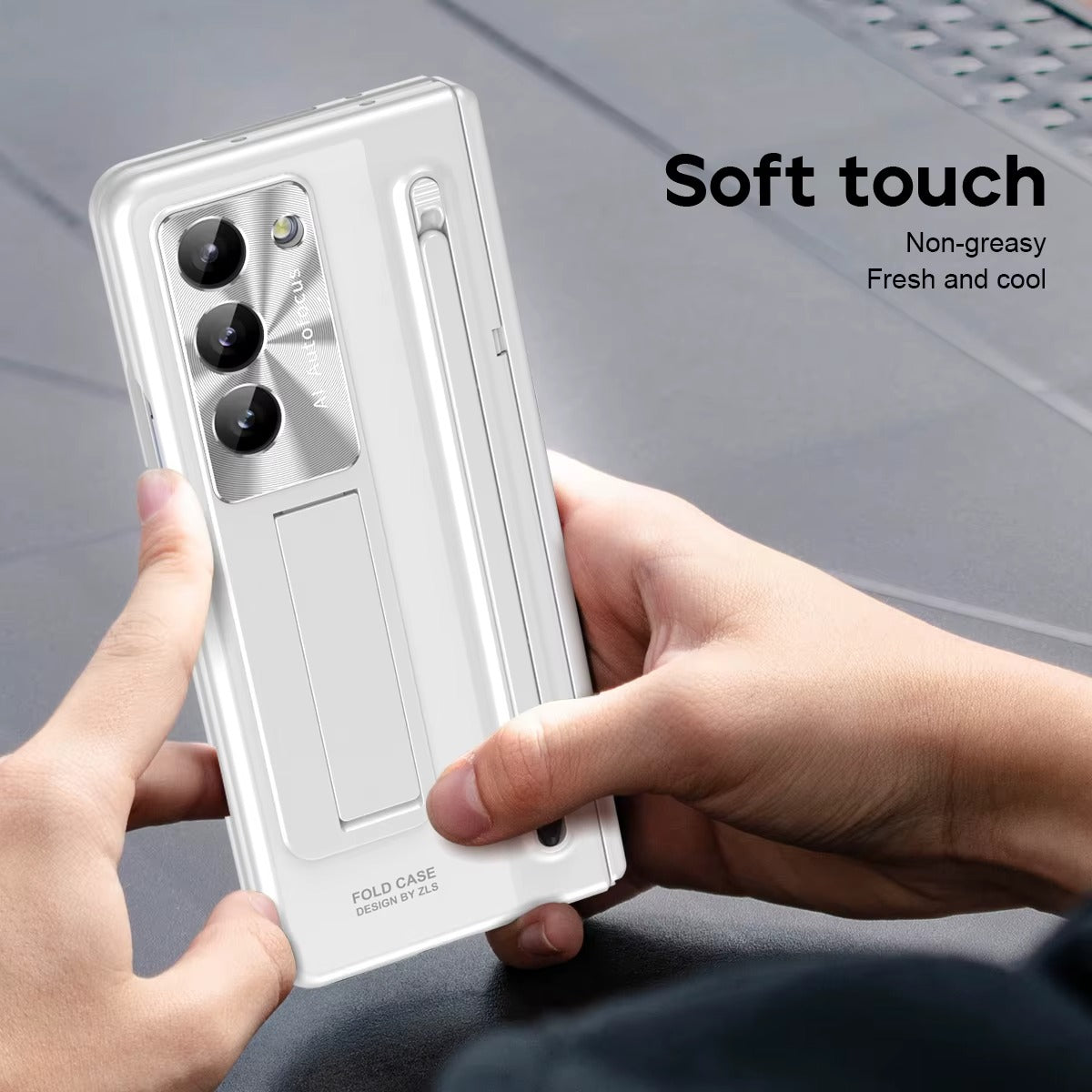 TouchFold Pro – Z Fold Case with Pen & Screen Touch Film