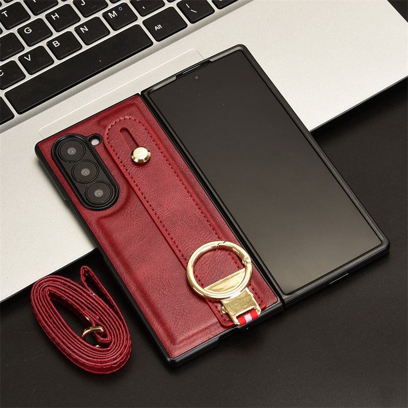 High-Quality Leather Case with Non-Slip Grip