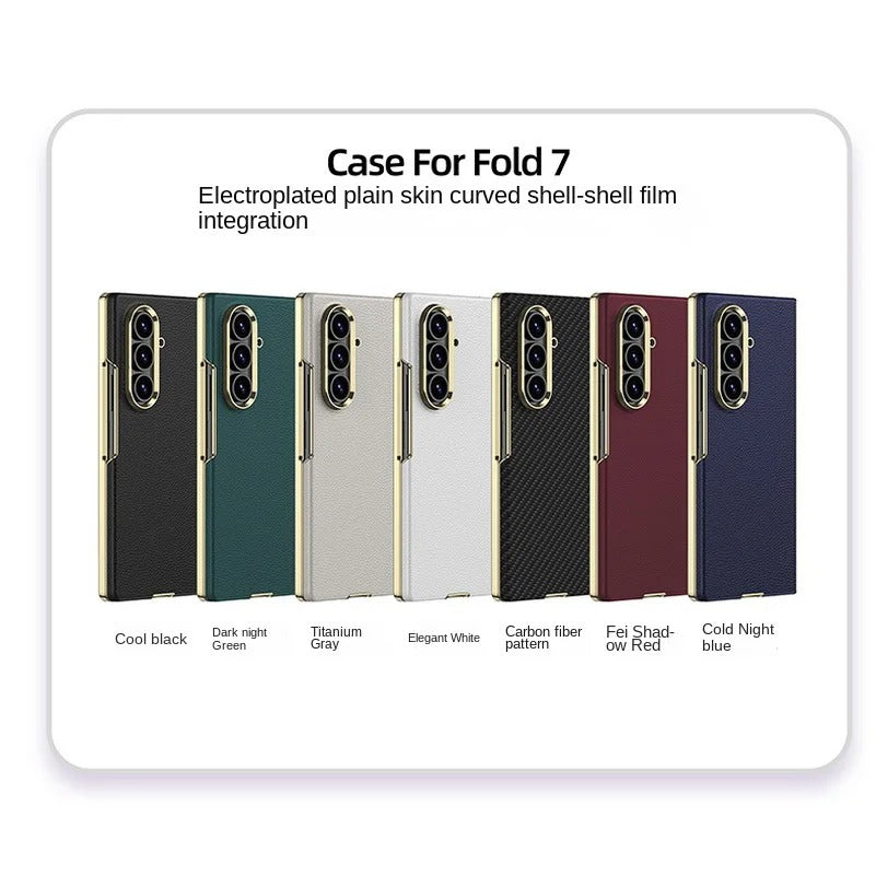 LuxFold™ Curved Leather Bezel Case for Samsung Galaxy Z Fold 7