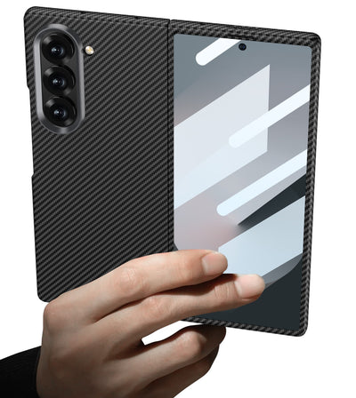 Ultra-Thin Carbon Fiber Z Fold 6,5  MagSafe & Screen Protection Case