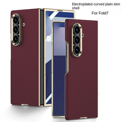 LuxFold™ Curved Leather Bezel Case for Samsung Galaxy Z Fold 7