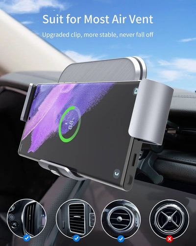 AutoGrip Z Fold Wireless Car Charger & Mount