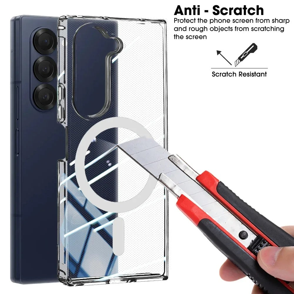 ClearMag Fold 7, 6 Ultra-Slim Transparent MagSafe Case