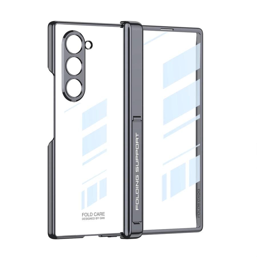 z fold 6 magnetic hinge case with kickstand