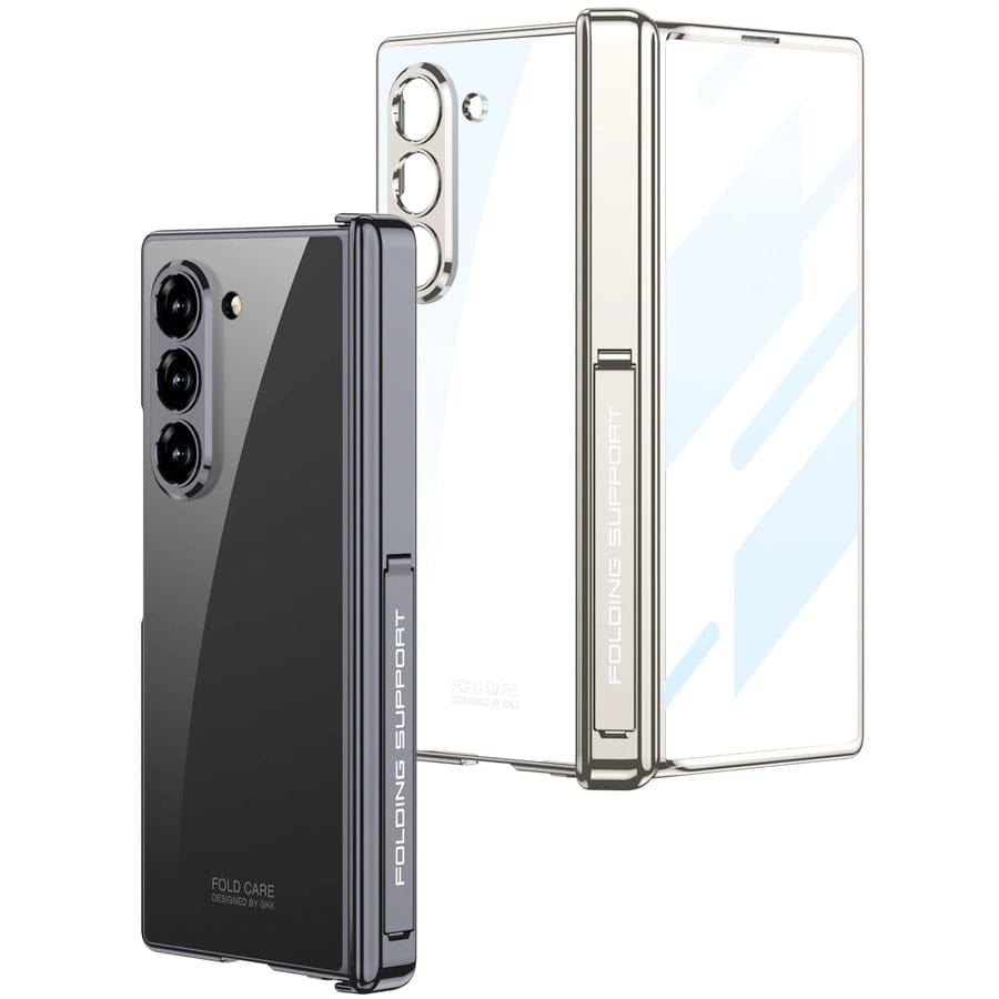 z fold 6 magnetic hinge case with kickstand