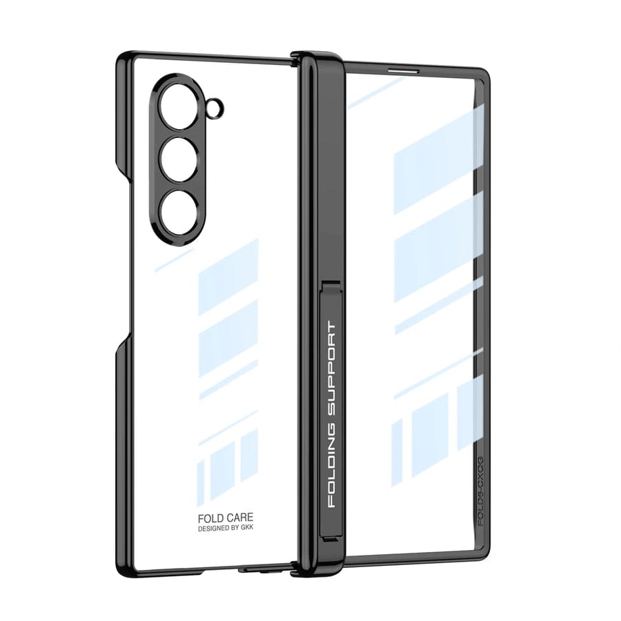 z fold 6 magnetic hinge case with kickstand