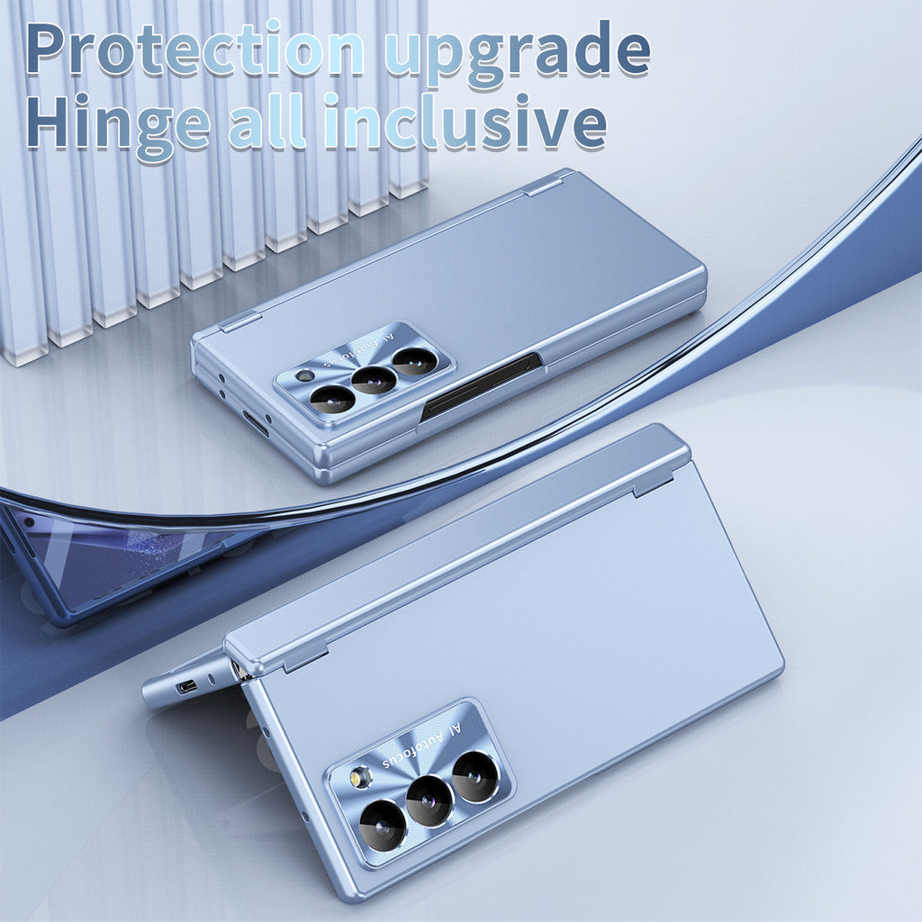 Electroplated Z Fold 6, 5, 4, 3 Hinge, Pen Slot Case