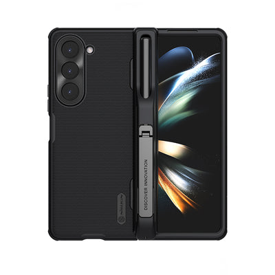 FrostEdge S-Pen Z Fold 5, 6 Slim Kickstand & Camera Shield Case