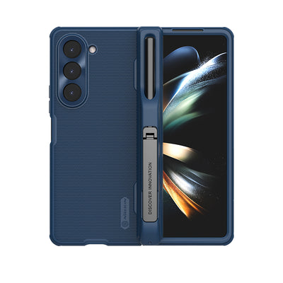 FrostEdge S-Pen Z Fold 5, 6 Slim Kickstand & Camera Shield Case