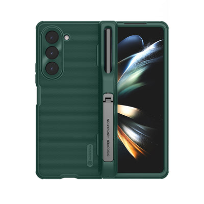 FrostEdge S-Pen Z Fold 5, 6 Slim Kickstand & Camera Shield Case