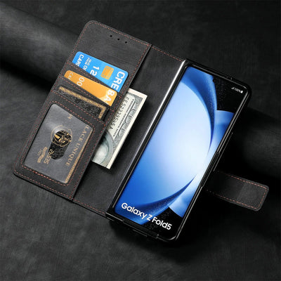 EliteFold Z Fold 6, 5, 4 Luxury Leather Wallet Case