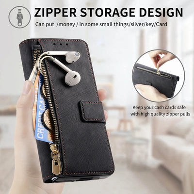 EliteFold Z Fold 6, 5, 4 Luxury Leather Wallet Case