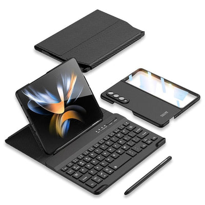 ProFlex 4-in-1 Ultra-Thin Case, Wireless Keyboard, Flip Stand Leather & Pen