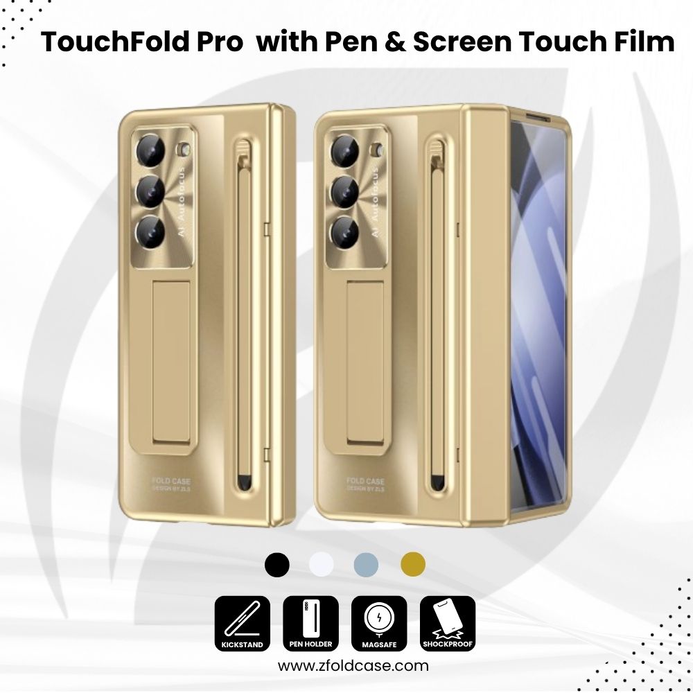 TouchFold Pro – Z Fold Case with Pen & Screen Touch Film